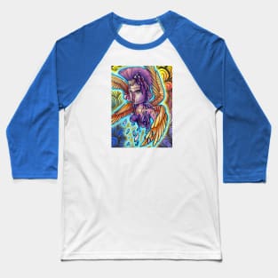 Rainbow Warrior Angel Baseball T-Shirt